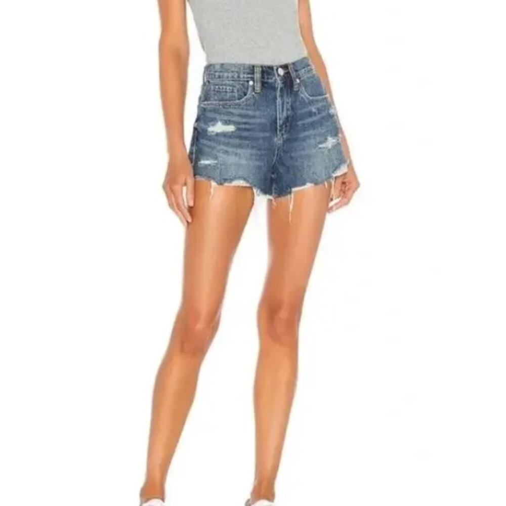 Blank NYC 100% Cotton The Barrow Vintage High Rise Shorts  Size 29 NWOT